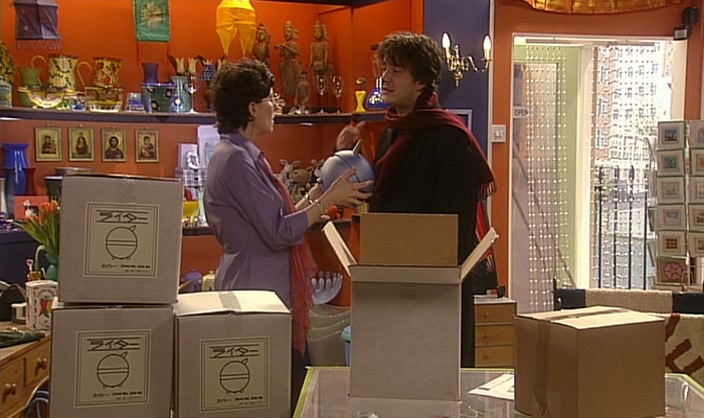 WILL YOU MIND THE SHOP? I HAVE TO SEE MY ACCOUNTANT. 