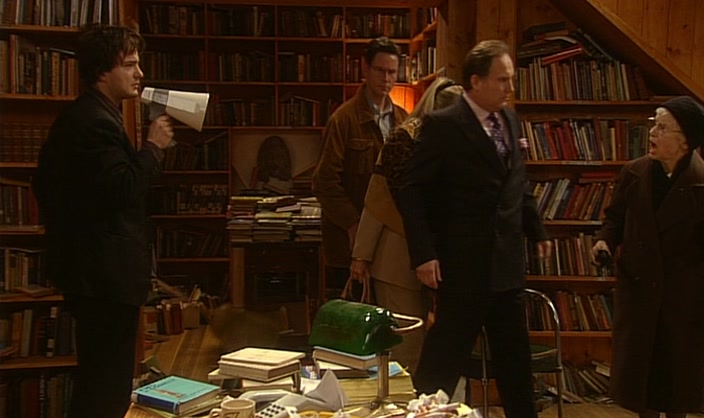 - IT'S HARDLY FAIR. - IT'S NOT FAIR AT ALL. GET OUT! 