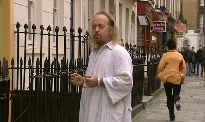 (MAN) OI! HAIRY!  
