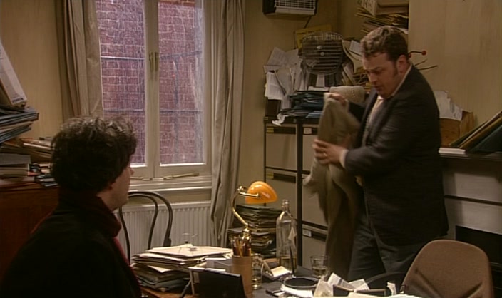 - I'VE JUST GOT TO POP OFF. - WHAT, NOW? 