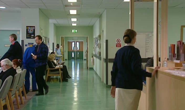 'PLEASE REPORT TO DELIVERY ROOM ONE.'  