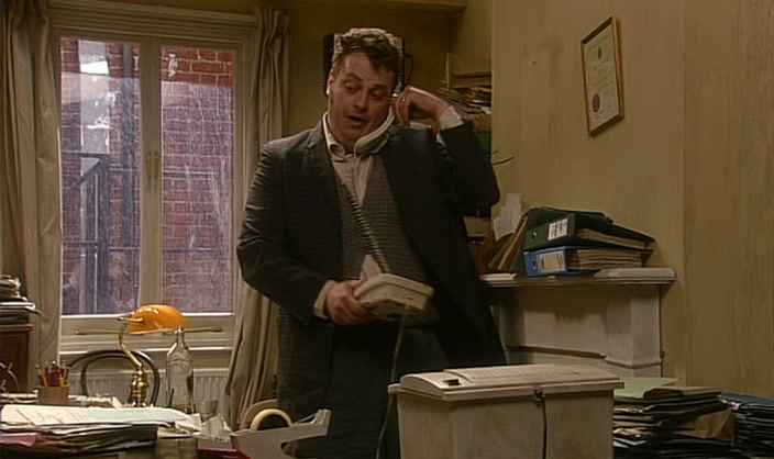 HELLO? YES, JANE. OH, RIGHT.  