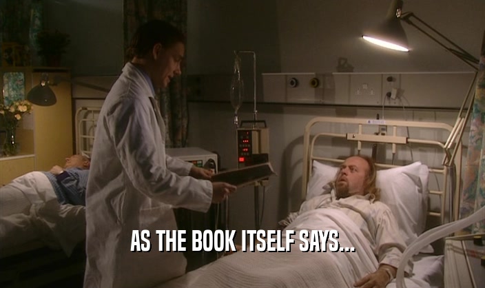 AS THE BOOK ITSELF SAYS...  