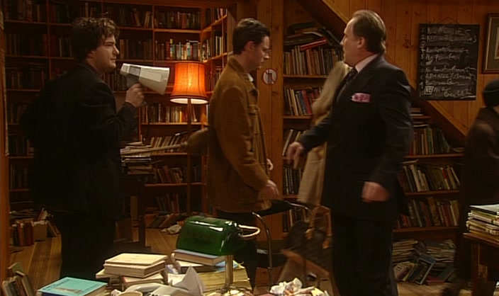 - IT'S HARDLY FAIR. - IT'S NOT FAIR AT ALL. GET OUT! 