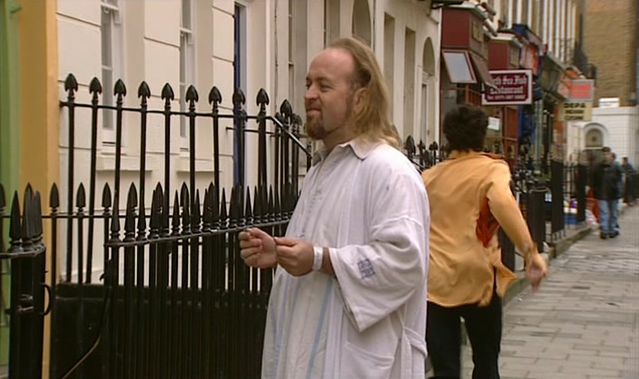 (MAN) OI! HAIRY!  