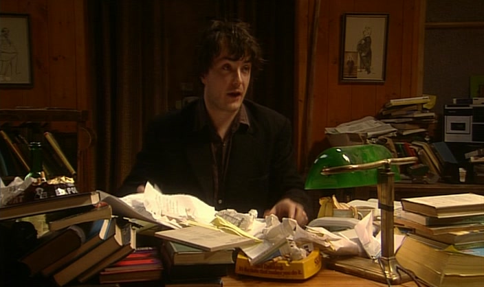 - (KNOCK AT DOOR) - THANK CHRIST! 