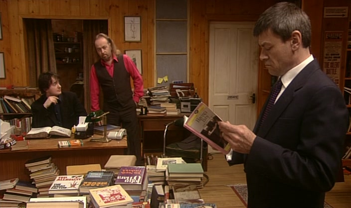 I BET YOU I CAN RECOMMEND AND SELL A BOOK TO THIS BLOKE. 