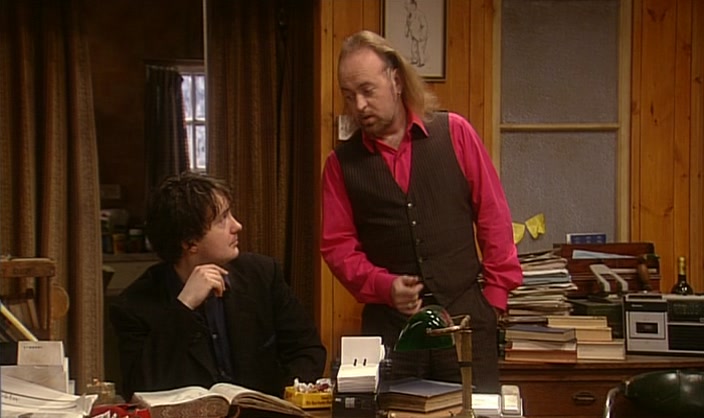 I BET YOU I CAN RECOMMEND AND SELL A BOOK TO THIS BLOKE. 