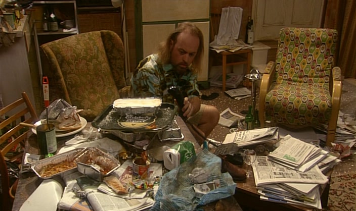 EVERYTHING'S COVERED IN FILTH. LOOK.  