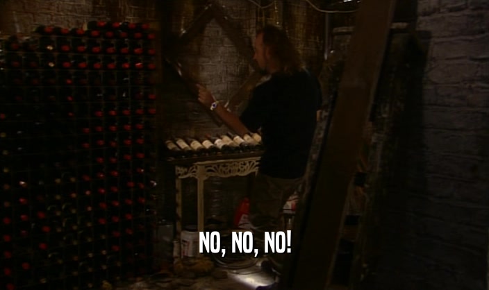 NO, NO, NO!  