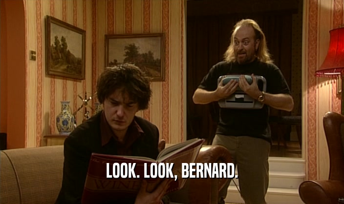 LOOK. LOOK, BERNARD.
  