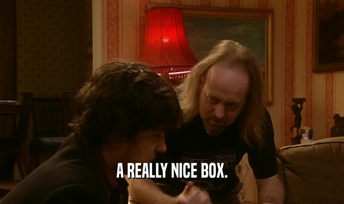 A REALLY NICE BOX.  