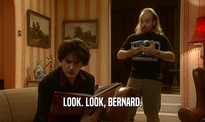 LOOK. LOOK, BERNARD.
  