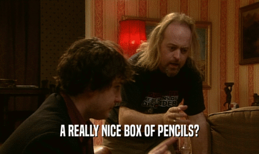A REALLY NICE BOX OF PENCILS?  