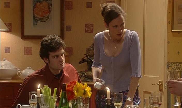 HE'S DRINKING MILK FROM THE FRIDGE AND THAT'S ALL WRONG. 