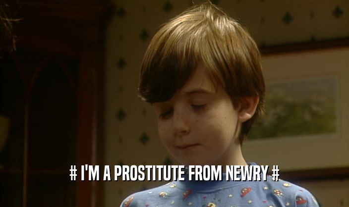 # I'M A PROSTITUTE FROM NEWRY #
  