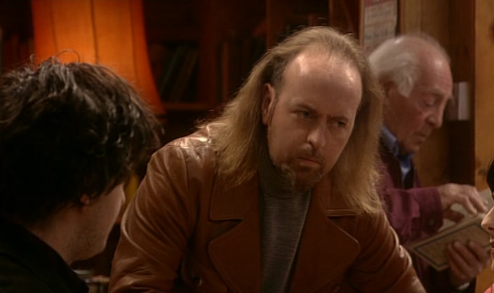 THE THING IS, THIS BLOKE BEHIND ME,  