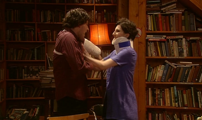- AH, AH, AH! - (LAUGHING) NO, NO, NO! 