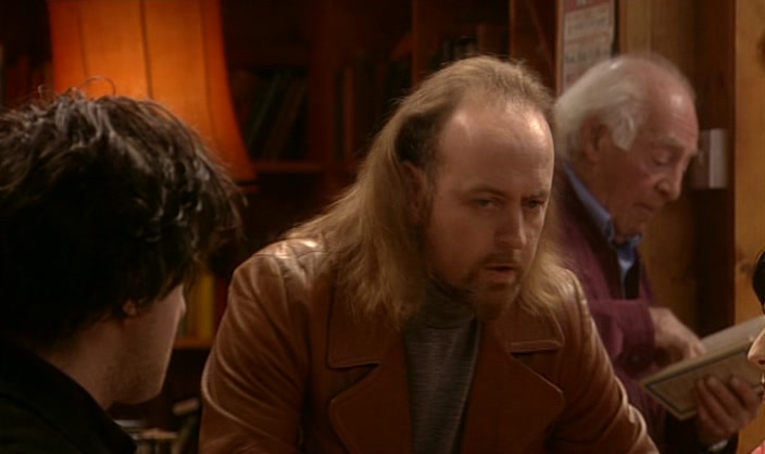THE THING IS, THIS BLOKE BEHIND ME,  