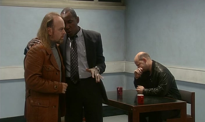 HE'S GETTING SHAKY. YOU TAKE OVER. OFFER HIM A DEAL. 