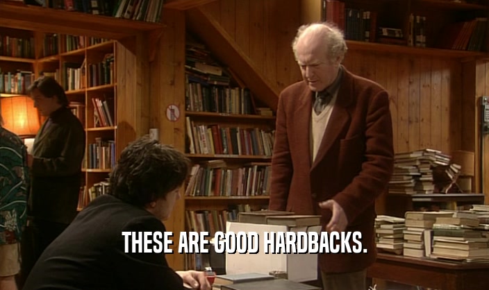 THESE ARE GOOD HARDBACKS.  