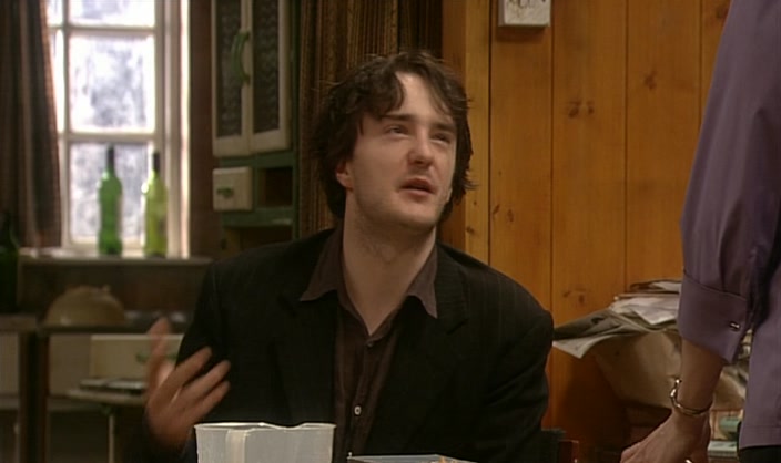 MET A PORNOGRAPHER, GOT A JOB IN A BURGER BAR, THE USUAL. 