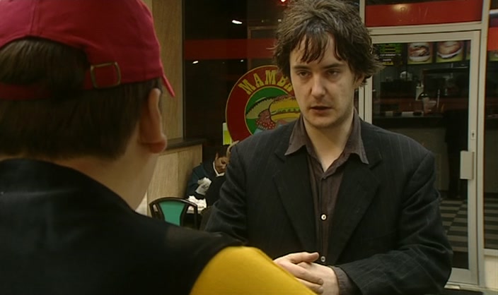 ER, AND A MUCKY CHOCOLATE MILKSHAKE. 