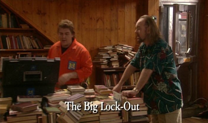 (LISPING) YOU RECKON THEY GOT IN THROUGH THE BACK? 