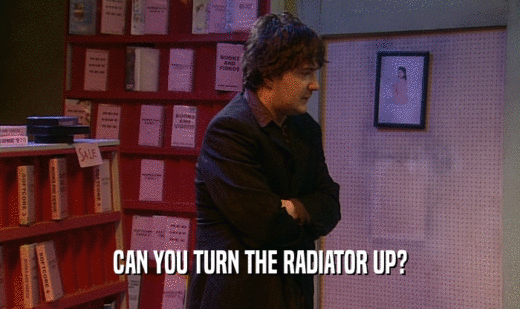 CAN YOU TURN THE RADIATOR UP?
  