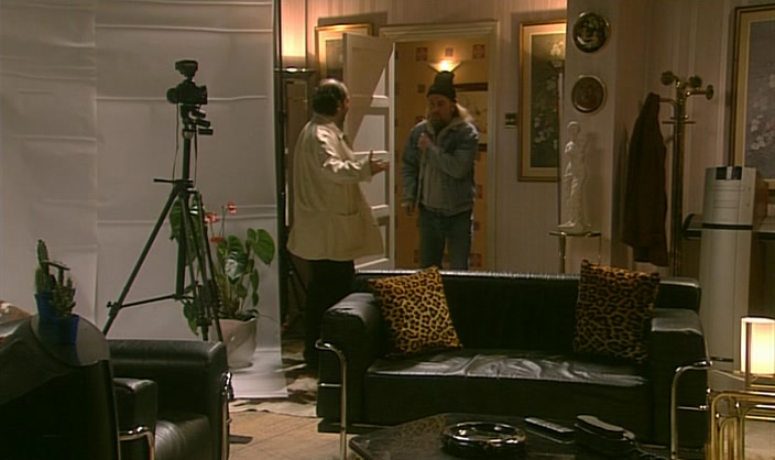 - (ITALIAN ACCENT) COME IN. - I WON'T STAY LONG... 