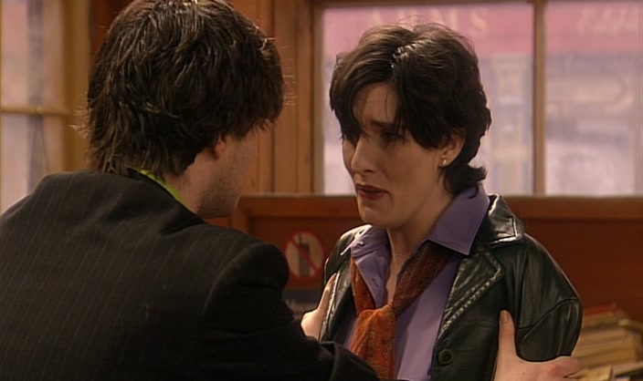 - YOU DROVE HIM AWAY! - STOP BLAMING ME! 