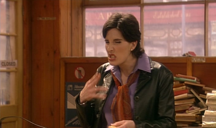 YOU JUST SIT THERE AND SCOWL AND SMOKE AND MAKE HURTFUL REMARKS. 