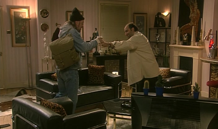OH, WELL, SOMEONE SERVING ME DRINKS. THAT'S A NEW EXPERIENCE. 