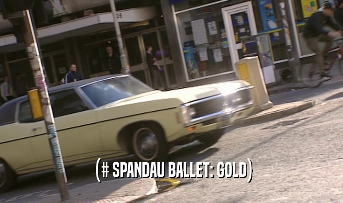 (# SPANDAU BALLET: GOLD)
  