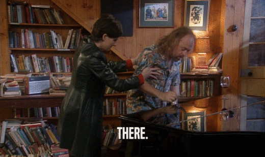 THERE.  