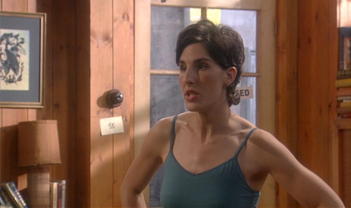 AND NOW THERE IS THIS WOMAN IN MY SPACE. 
