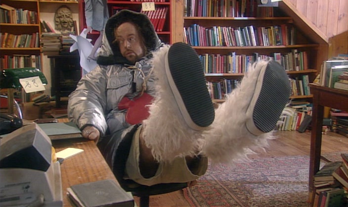 I HOPE YOU'RE WEARING YOUR HEAT-B-GONE BOOTIES. 