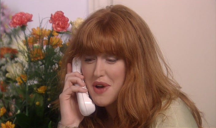 NO, THE FLAT'S GREAT. NO MORE TROUBLE FROM THE MAD NEIGHBOUR. 