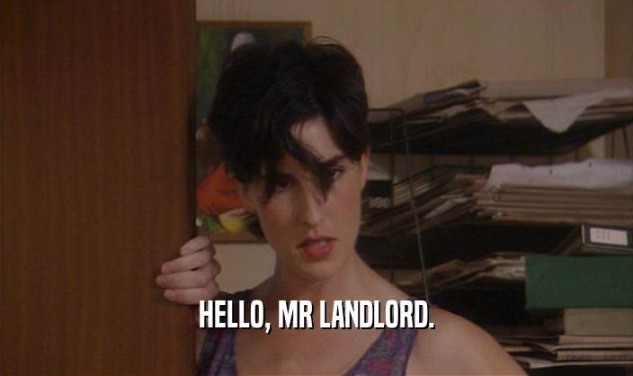 HELLO, MR LANDLORD.  