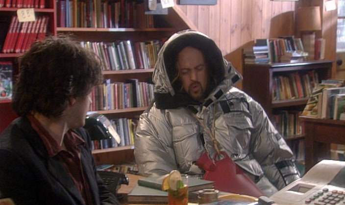BERNARD, THIS THERMAL JACKET YOU BOUGHT ME ISN'T WORKING. I FEEL QUITE WARM. 