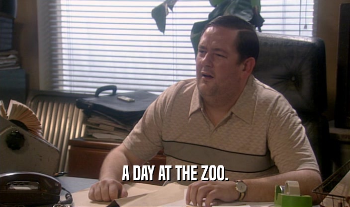 A DAY AT THE ZOO.
  