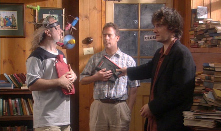 - GET OUT. - DAMN. 