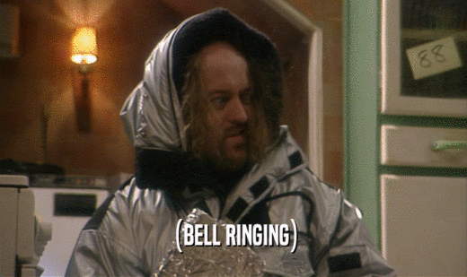 (BELL RINGING)  