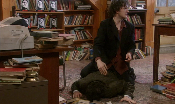 I'M SORRY, WE DON'T DO BOOKS ON TAPE. COULD YOU TRY DOWN THE ROAD? 
