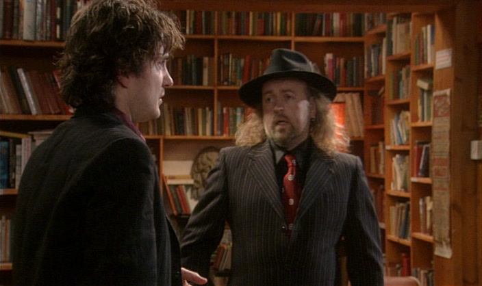 RIGHT, CLEAR OFF. HE DOESN'T TALK TO STRANGERS. 