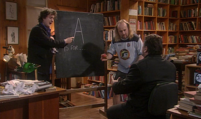 PLEASE, GUESS. WHAT'S THE LETTER?  