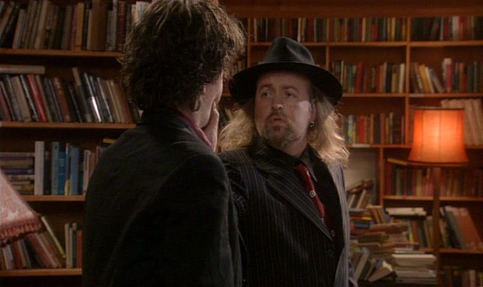 RIGHT, CLEAR OFF. HE DOESN'T TALK TO STRANGERS. 