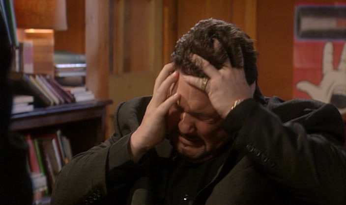 ARGH... I'VE GOT A CLUSTER HEADACHE. I'M GETTIN' UPSET... 