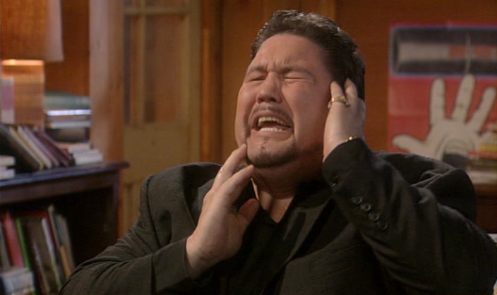 ARGH... I'VE GOT A CLUSTER HEADACHE. I'M GETTIN' UPSET... 