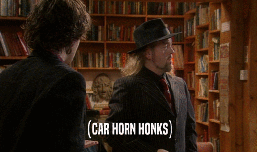 (CAR HORN HONKS)  